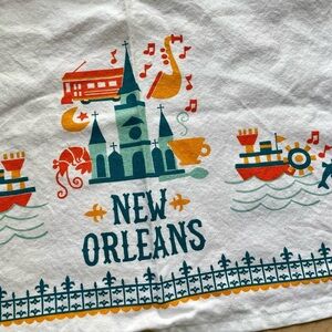 New Orleans decorative tea towel